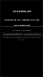 Mobile Screenshot of nice-babes.net